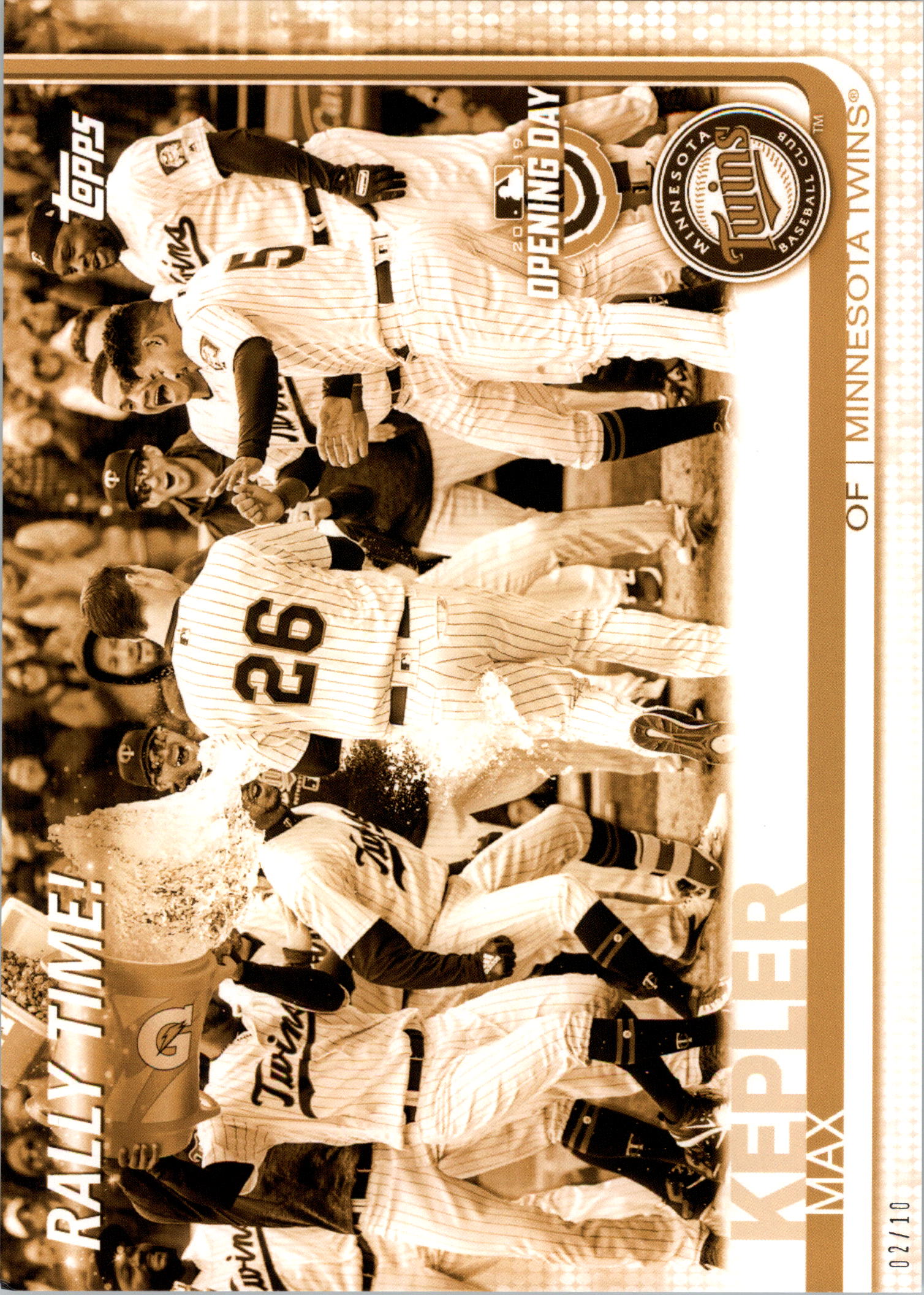 Topps Opening Day 2019 5x7 Rally Time Gold tú eliges 02/10 - Imagen 30 de 47