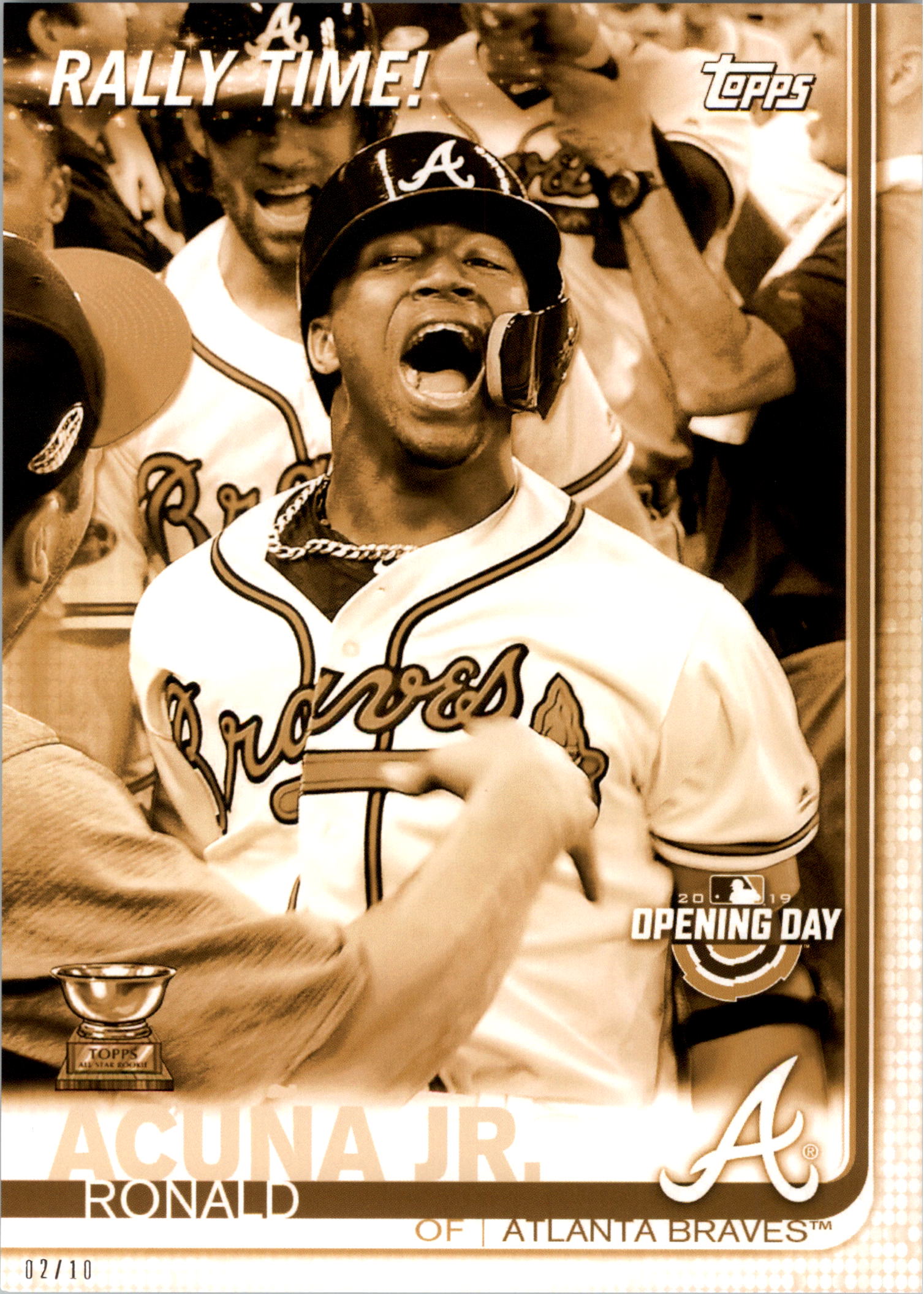 Topps Opening Day 2019 5x7 Rally Time Gold tú eliges 02/10 - Imagen 32 de 47