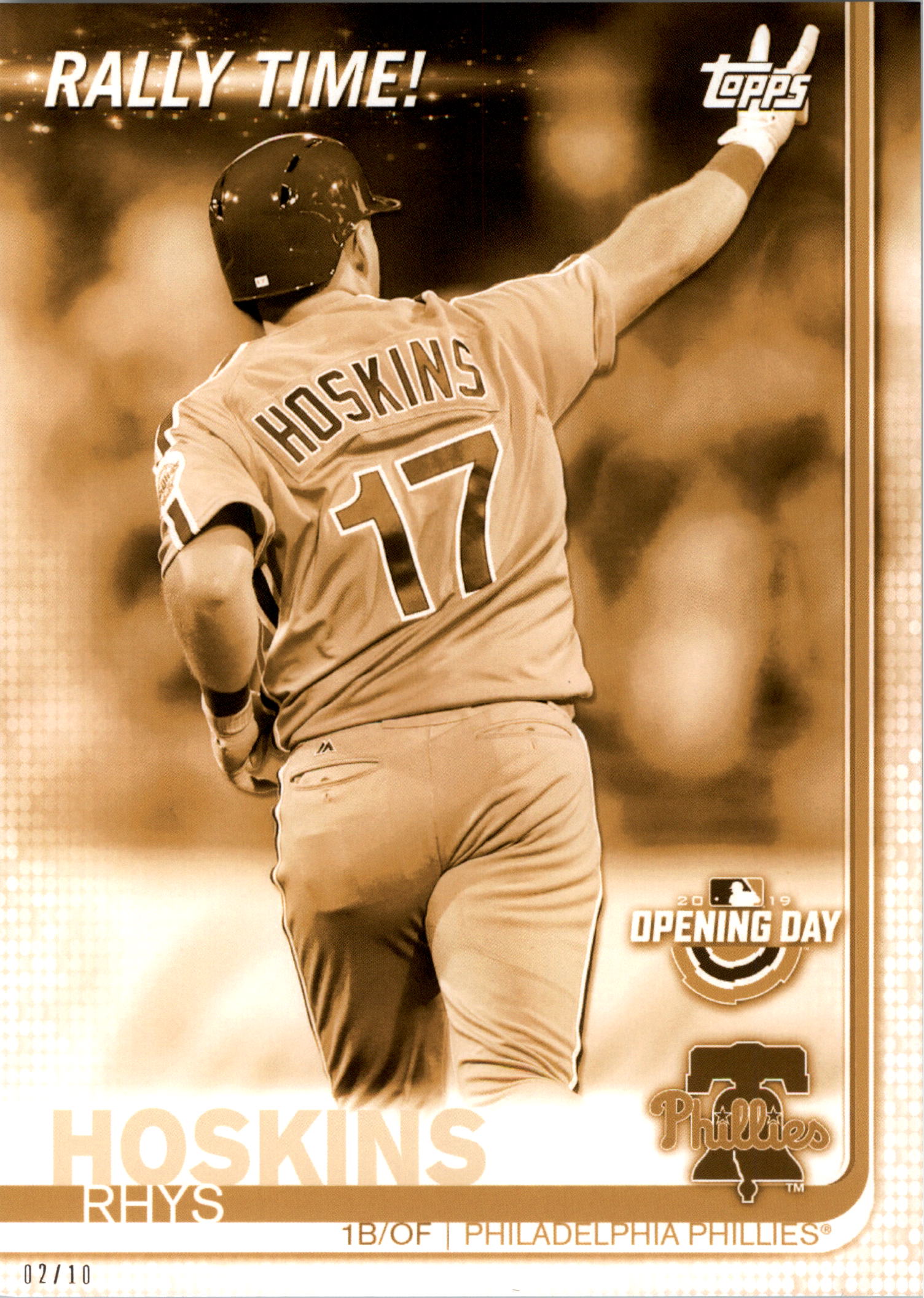 Topps Opening Day 2019 5x7 Rally Time Gold tú eliges 02/10 - Imagen 34 de 47