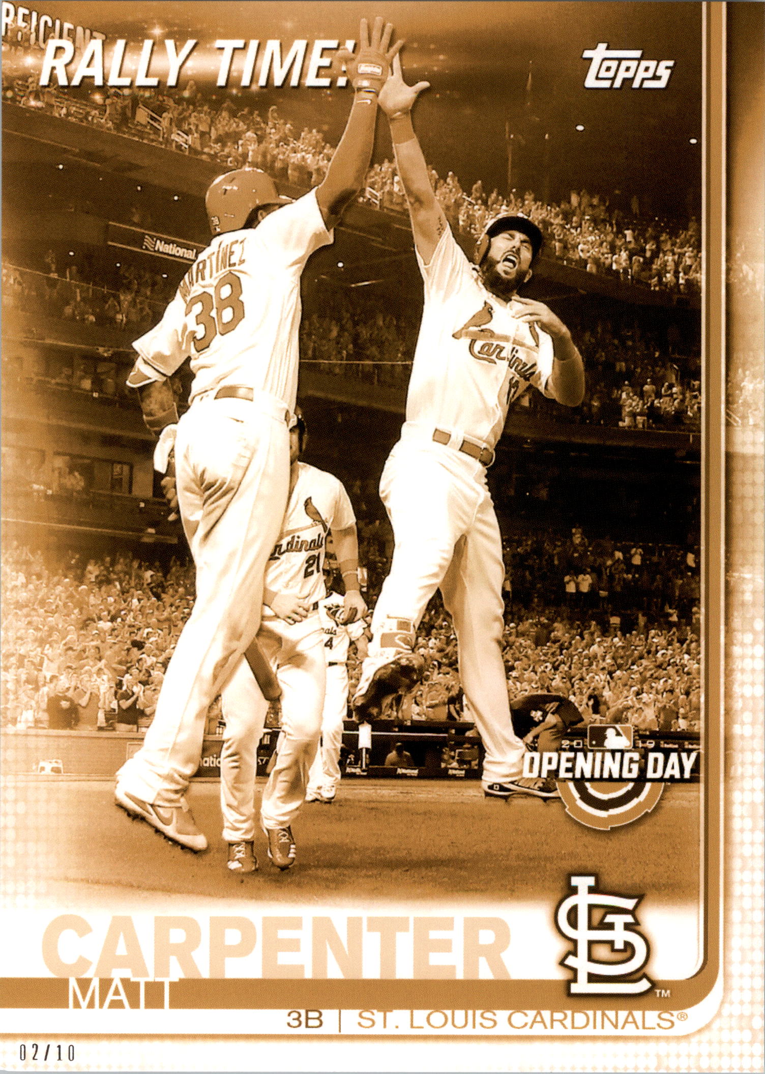 Topps Opening Day 2019 5x7 Rally Time Gold tú eliges 02/10 - Imagen 38 de 47