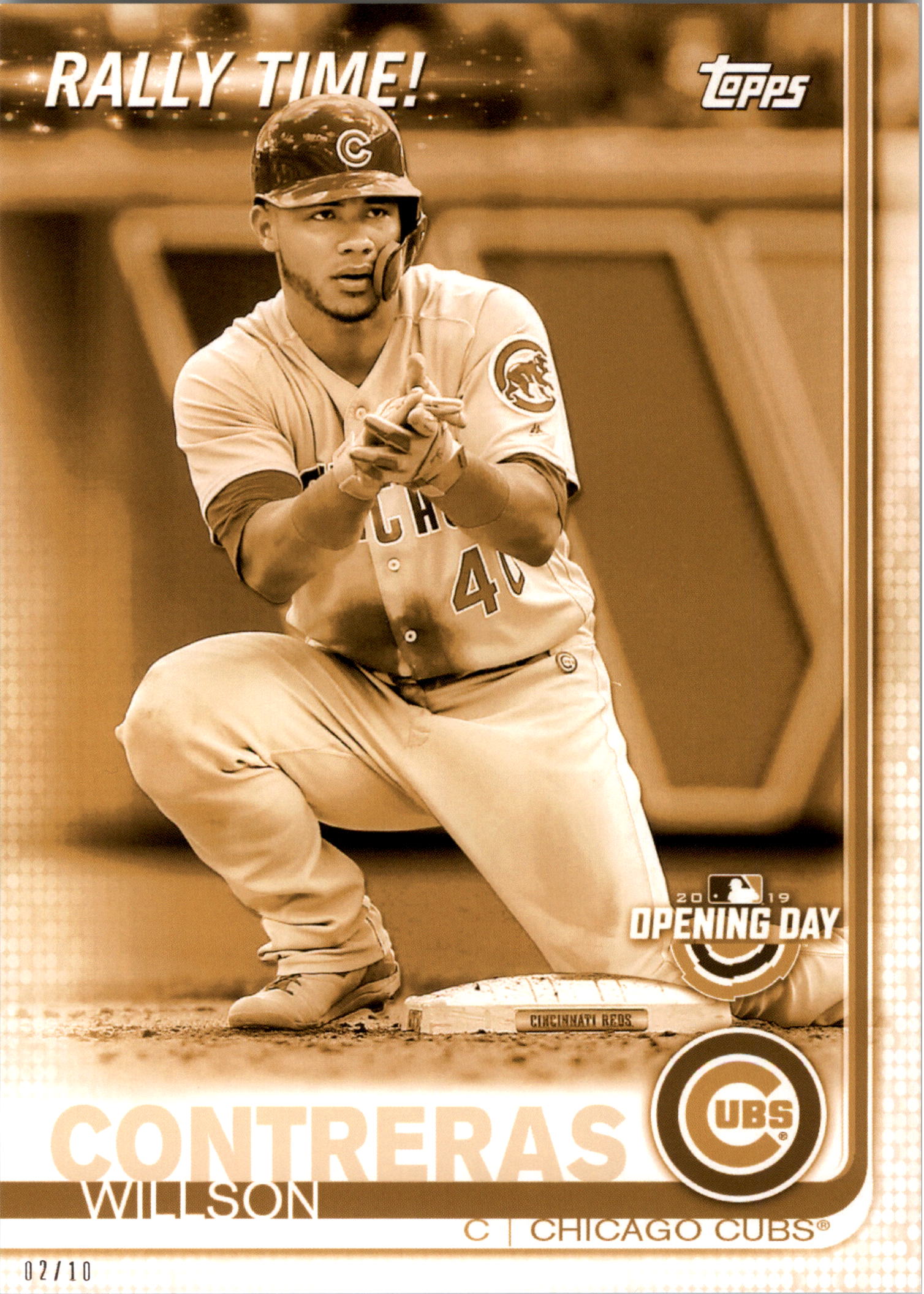 Topps Opening Day 2019 5x7 Rally Time Gold tú eliges 02/10 - Imagen 40 de 47