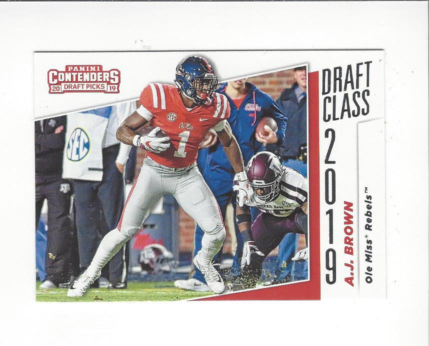 2019 Contenders Draft Football Draft Class Rookie Insert Singles You