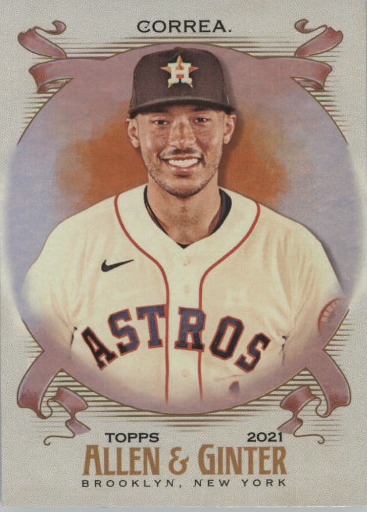 Tarjetas paralelas de béisbol ""plateadas"" Topps Allen and Ginter 2021 - Imagen 56 de 211
