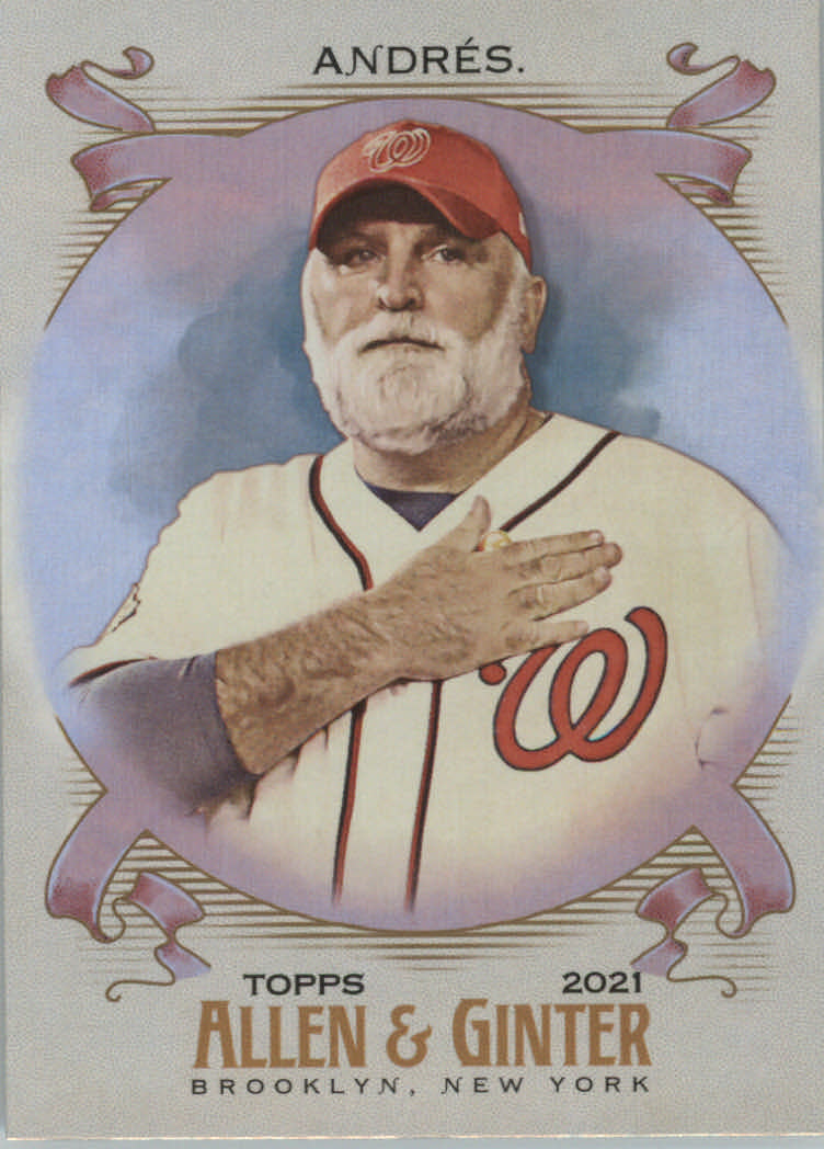 Tarjetas paralelas de béisbol ""plateadas"" Topps Allen and Ginter 2021 - Imagen 182 de 211