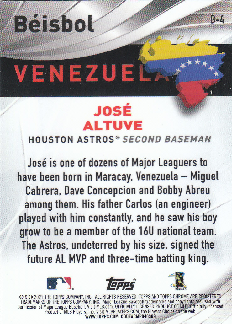 Tarjetas de autógrafo y inserto ""Beisbol"" de béisbol Topps cromadas 2021 - Imagen 21 de 25