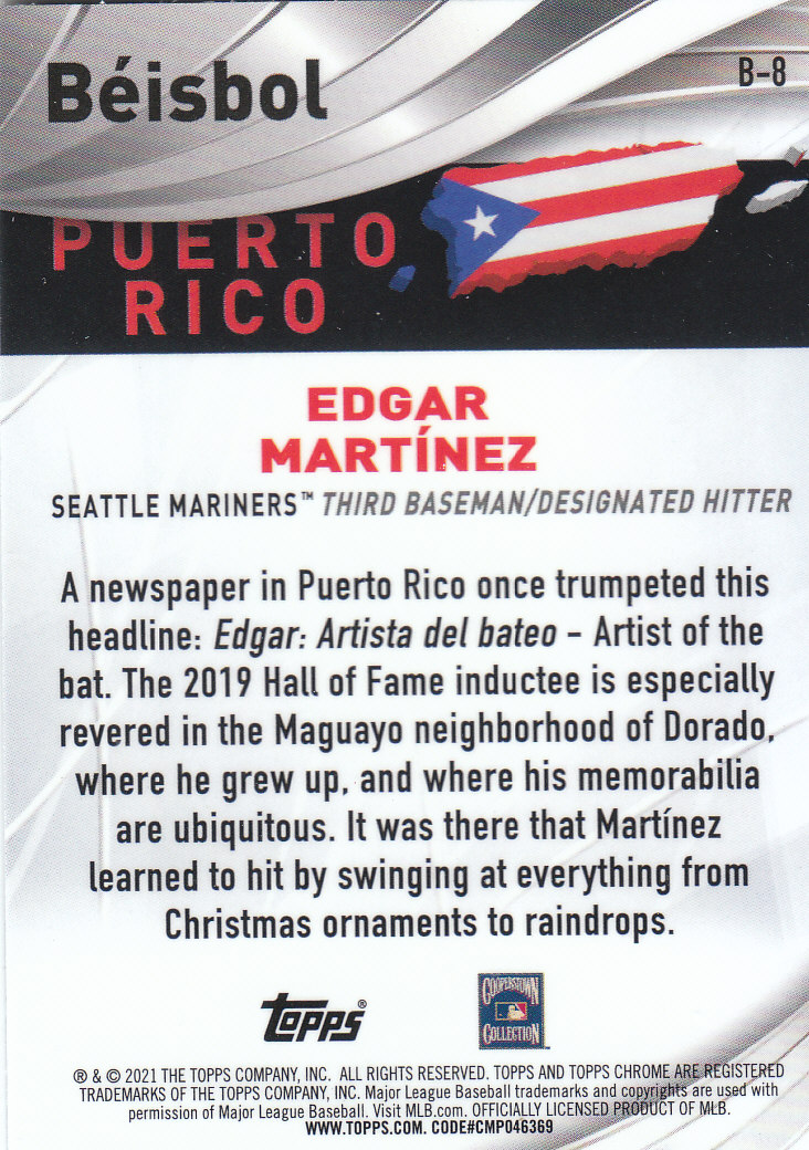 Tarjetas de autógrafo y inserto ""Beisbol"" de béisbol Topps cromadas 2021 - Imagen 15 de 25