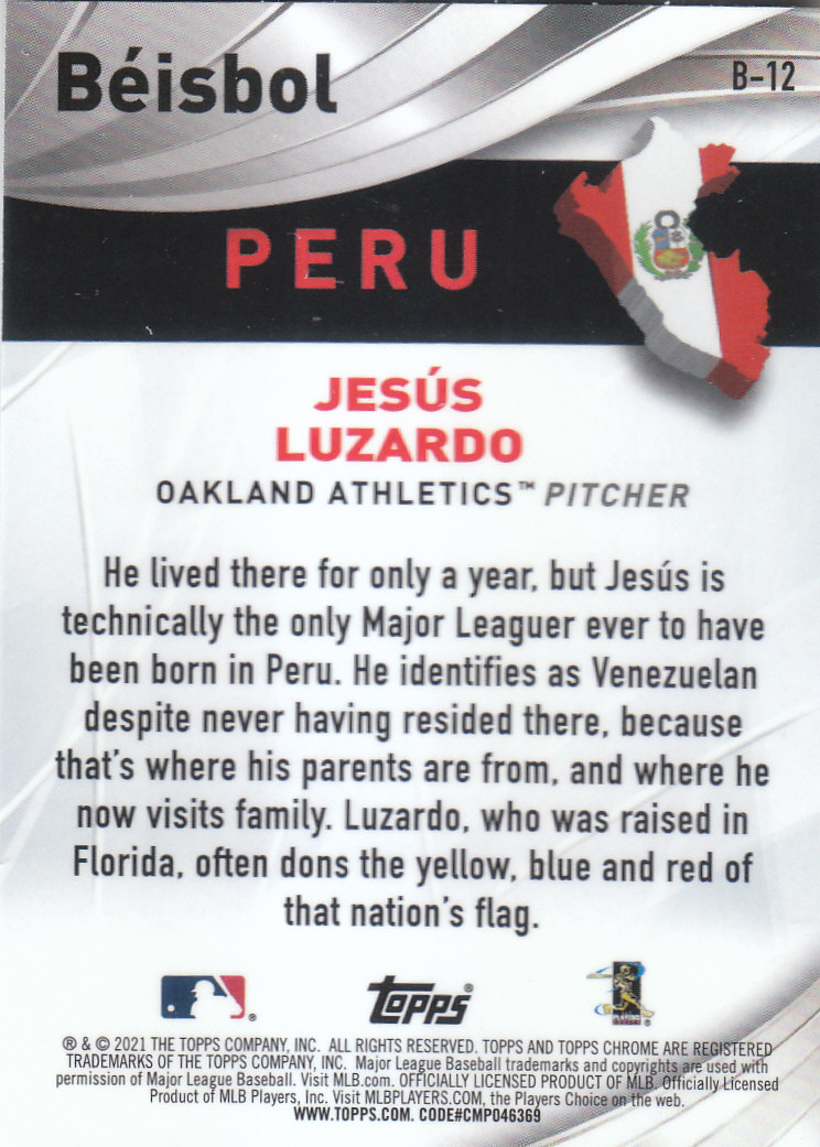 Tarjetas de autógrafo y inserto ""Beisbol"" de béisbol Topps cromadas 2021 - Imagen 9 de 25
