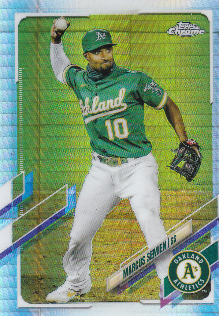 Tarjetas paralelas Topps 2021 cromadas de béisbol "refractores de prisma" - Imagen 8 de 137
