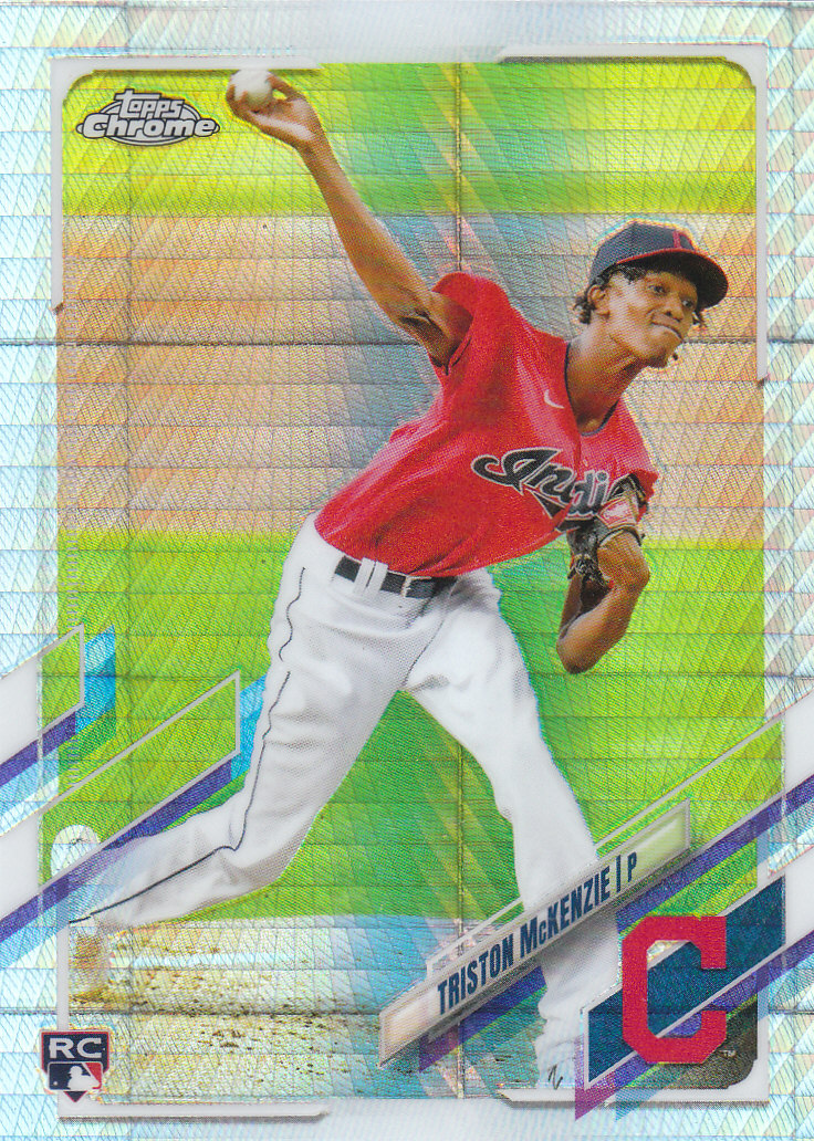 Tarjetas paralelas Topps 2021 cromadas de béisbol "refractores de prisma" - Imagen 16 de 137