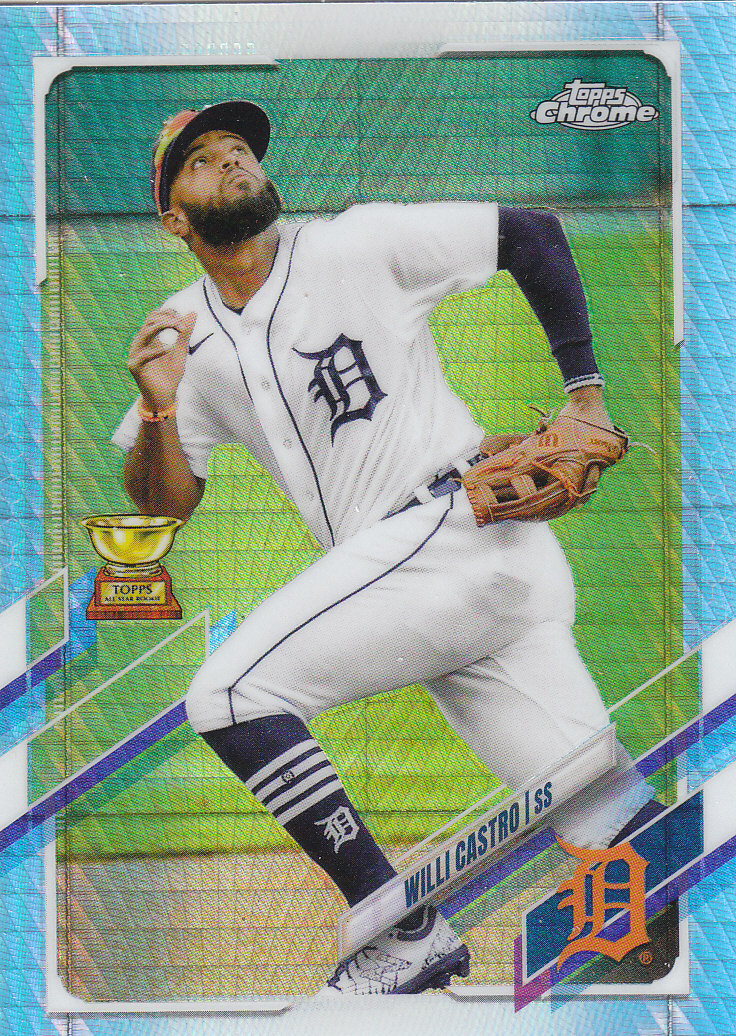 Tarjetas paralelas Topps 2021 cromadas de béisbol "refractores de prisma" - Imagen 18 de 137