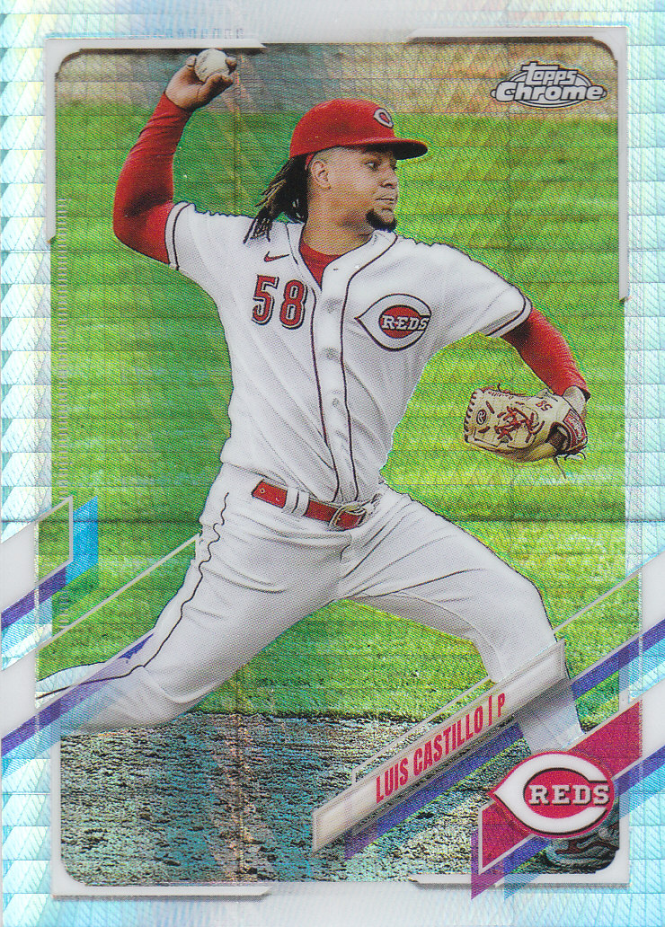 Tarjetas paralelas Topps 2021 cromadas de béisbol "refractores de prisma" - Imagen 28 de 137