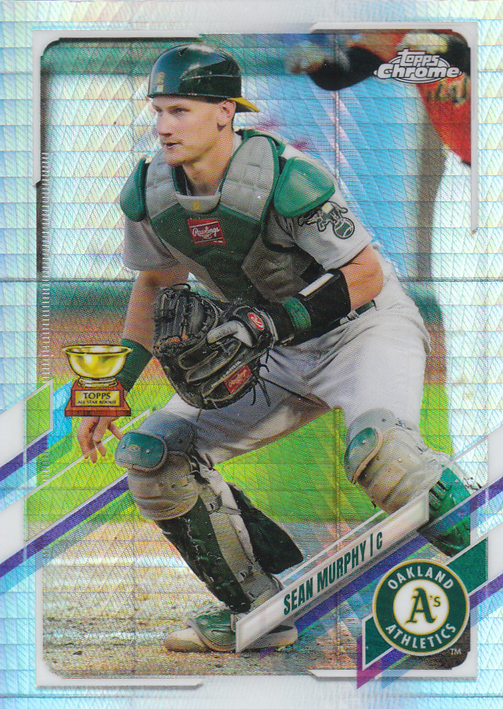 Tarjetas paralelas Topps 2021 cromadas de béisbol "refractores de prisma" - Imagen 46 de 137