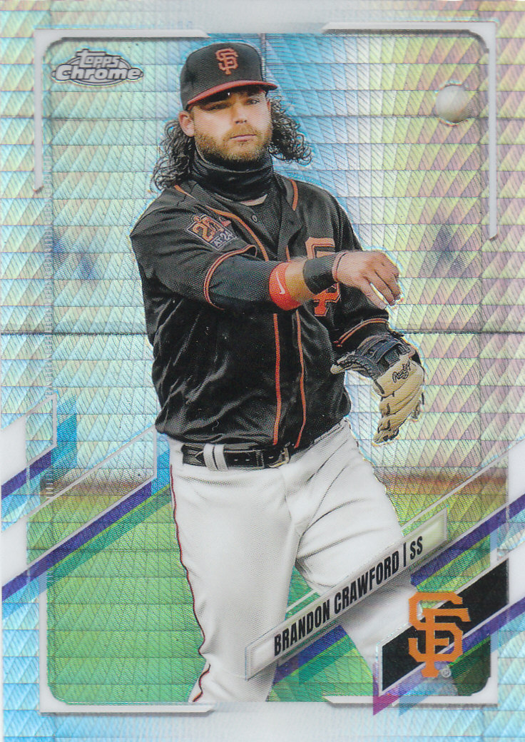 Tarjetas paralelas Topps 2021 cromadas de béisbol "refractores de prisma" - Imagen 50 de 137