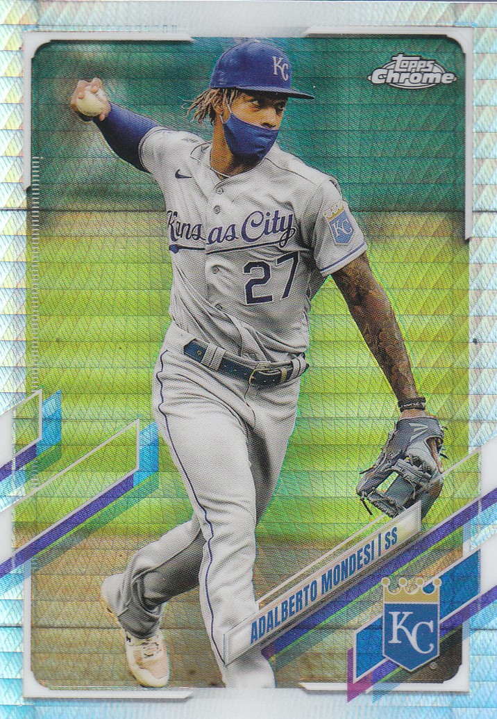 Tarjetas paralelas Topps 2021 cromadas de béisbol "refractores de prisma" - Imagen 54 de 137