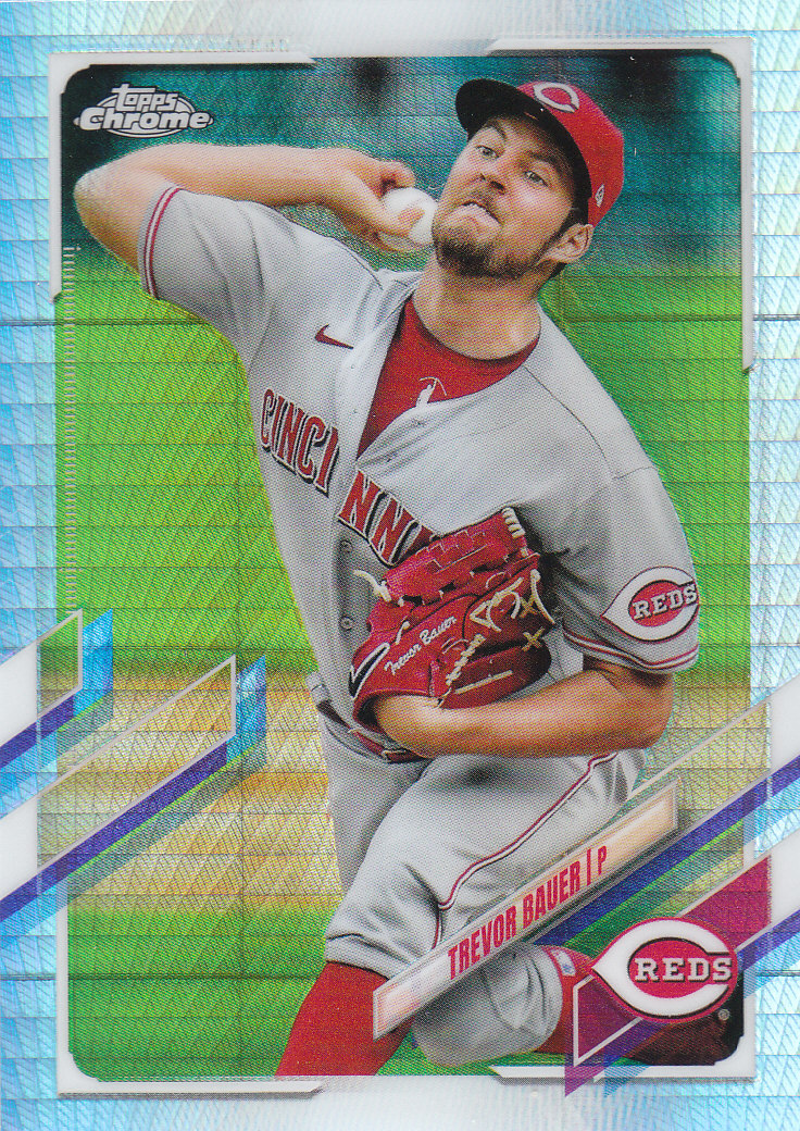 Tarjetas paralelas Topps 2021 cromadas de béisbol "refractores de prisma" - Imagen 58 de 137