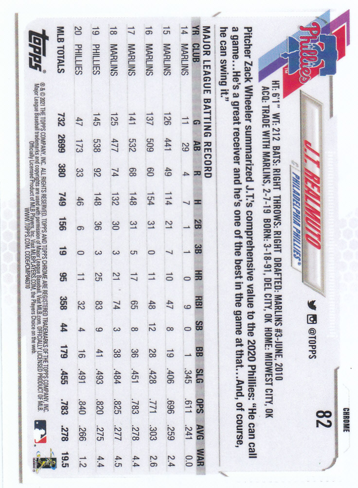 Tarjetas paralelas Topps 2021 cromadas de béisbol "refractores de prisma" - Imagen 63 de 137