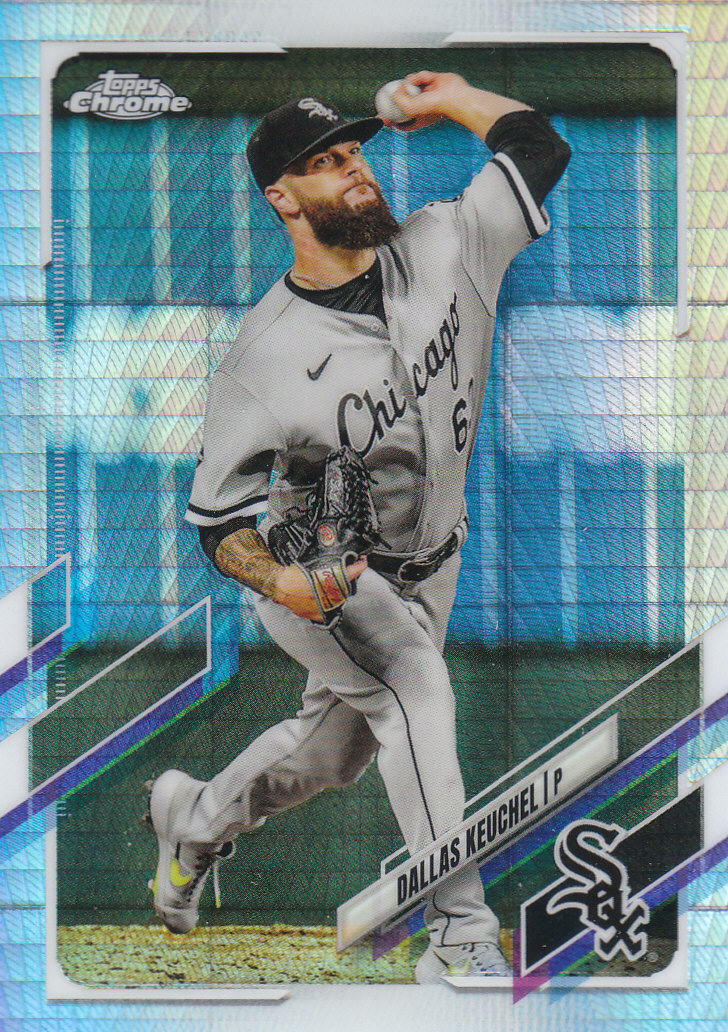 Tarjetas paralelas Topps 2021 cromadas de béisbol "refractores de prisma" - Imagen 68 de 137