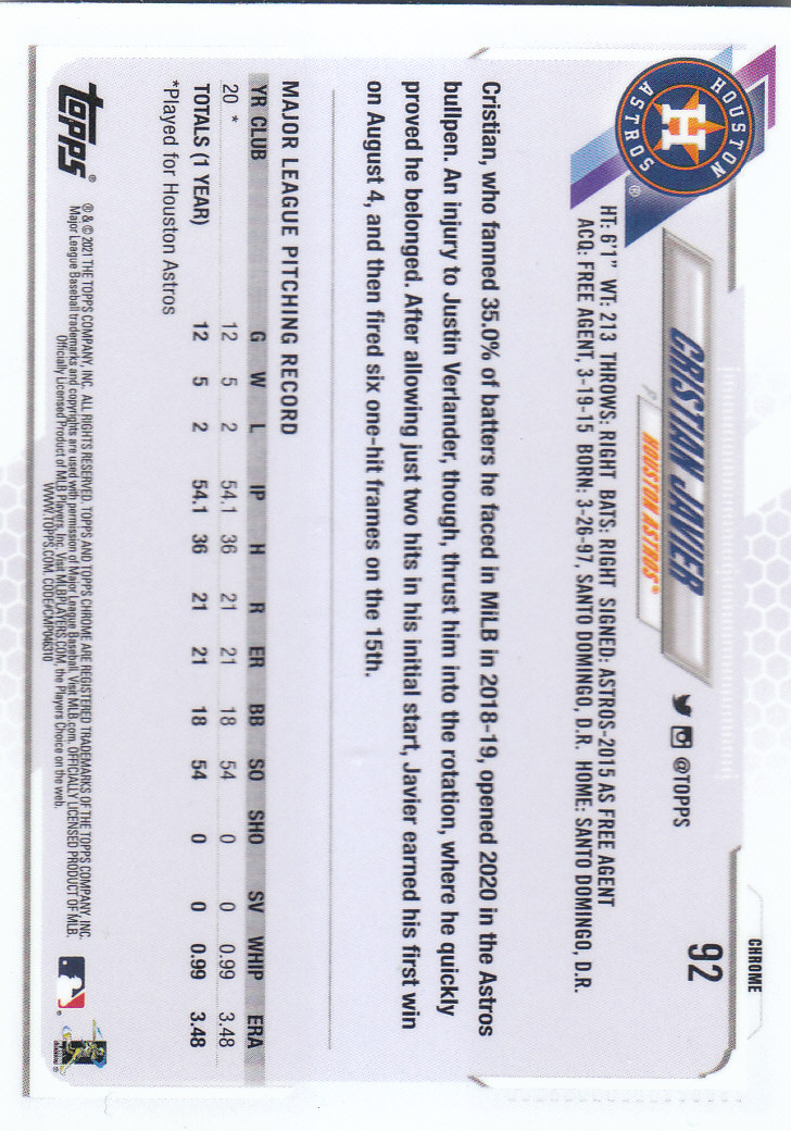 Tarjetas paralelas Topps 2021 cromadas de béisbol "refractores de prisma" - Imagen 71 de 137