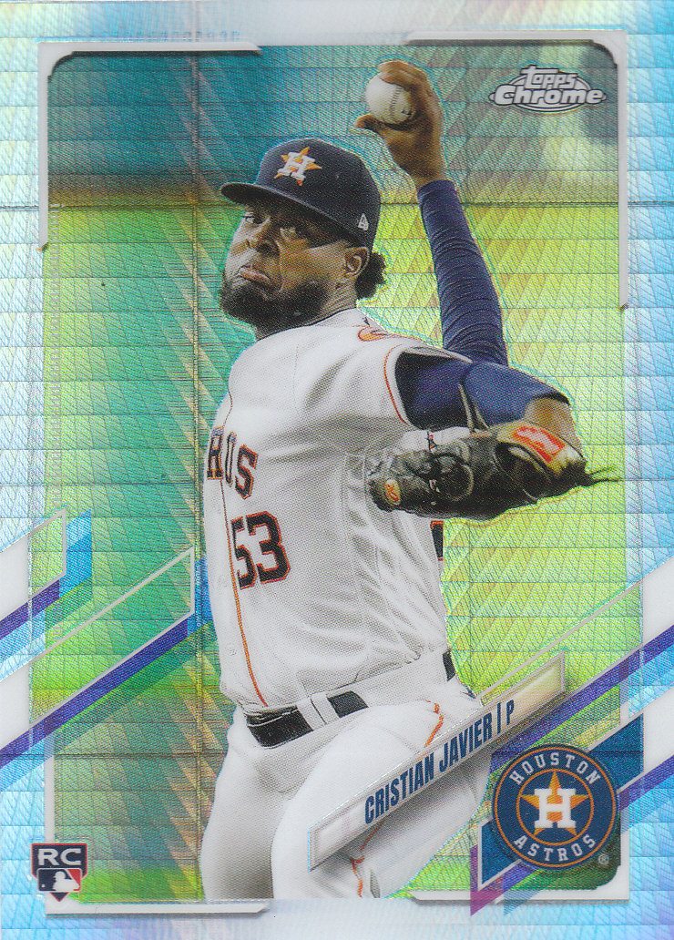 Tarjetas paralelas Topps 2021 cromadas de béisbol "refractores de prisma" - Imagen 70 de 137