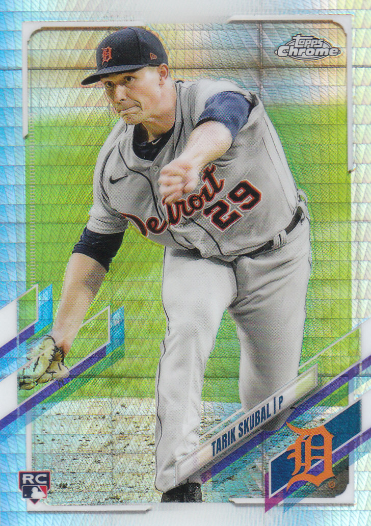 Tarjetas paralelas Topps 2021 cromadas de béisbol "refractores de prisma" - Imagen 74 de 137
