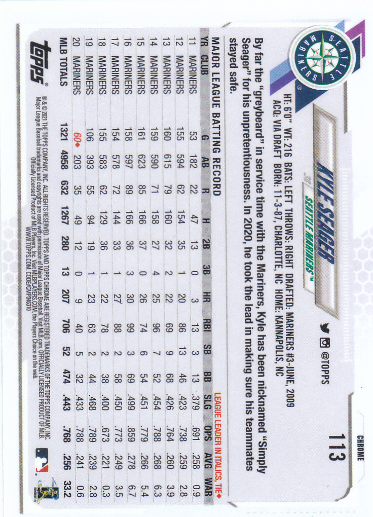 Tarjetas paralelas Topps 2021 cromadas de béisbol "refractores de prisma" - Imagen 81 de 137