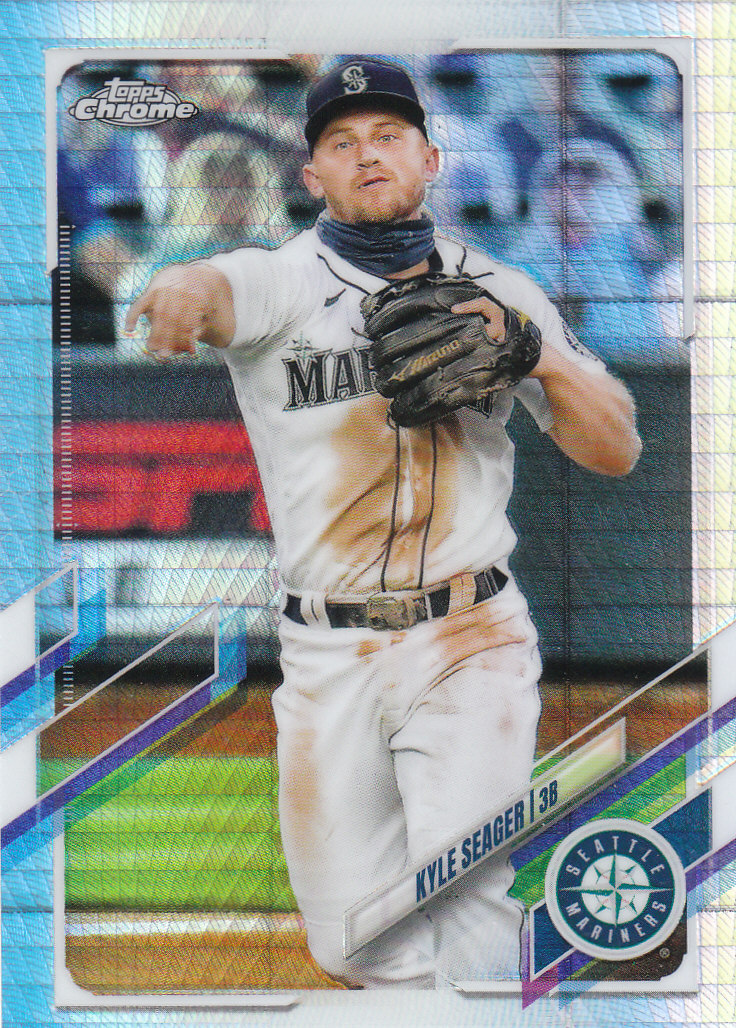Tarjetas paralelas Topps 2021 cromadas de béisbol "refractores de prisma" - Imagen 80 de 137