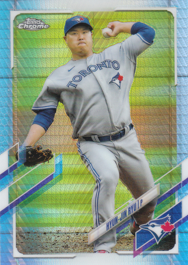 Tarjetas paralelas Topps 2021 cromadas de béisbol "refractores de prisma" - Imagen 86 de 137