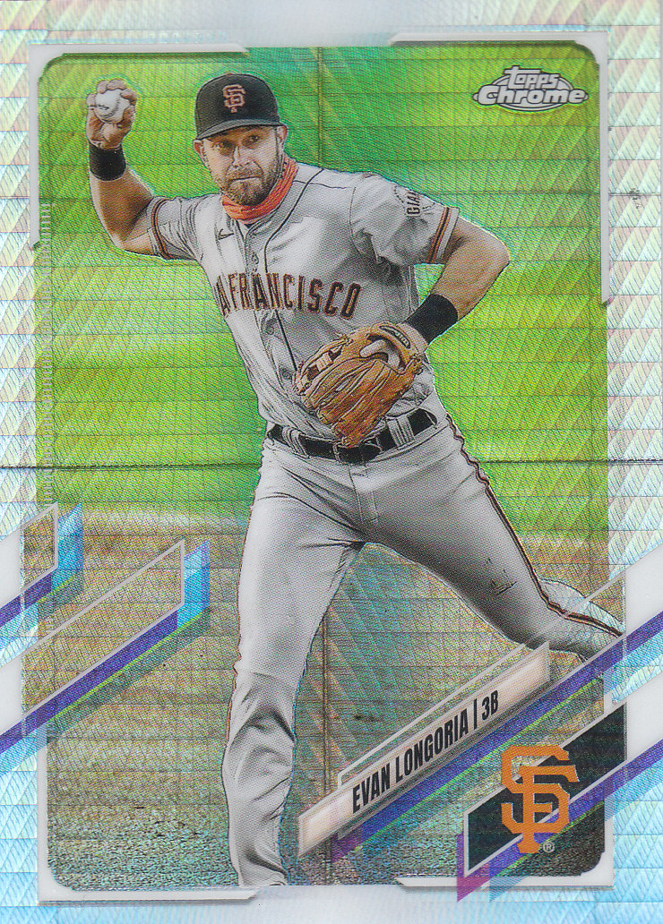 Tarjetas paralelas Topps 2021 cromadas de béisbol "refractores de prisma" - Imagen 88 de 137