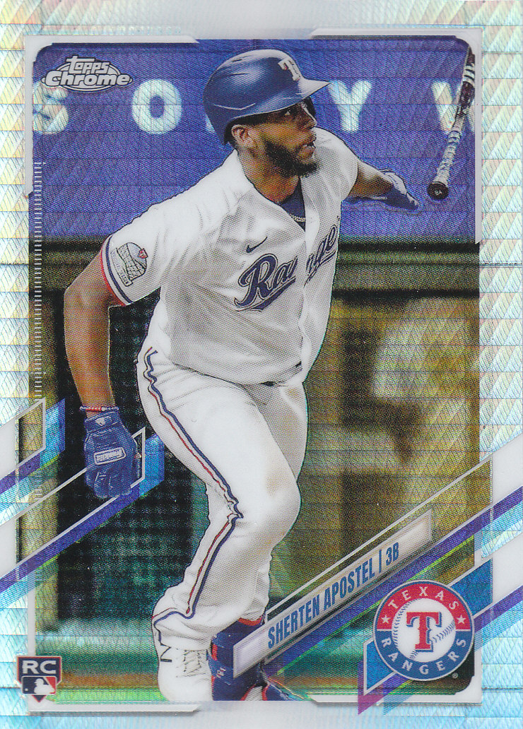Tarjetas paralelas Topps 2021 cromadas de béisbol "refractores de prisma" - Imagen 90 de 137