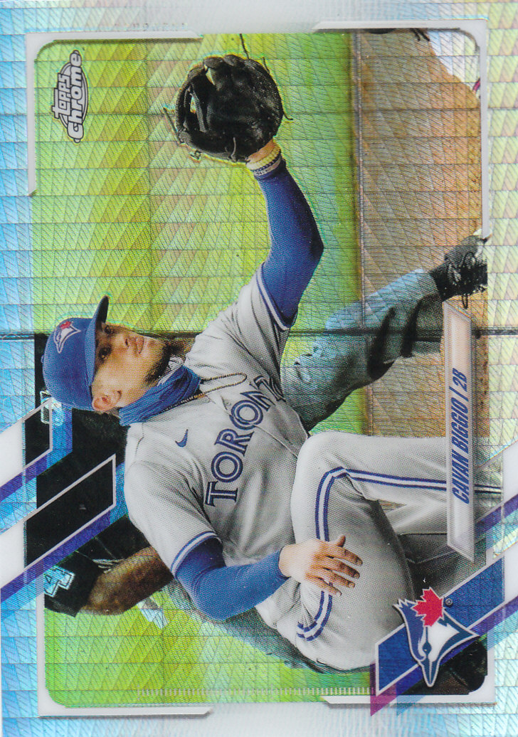 Tarjetas paralelas Topps 2021 cromadas de béisbol "refractores de prisma" - Imagen 92 de 137