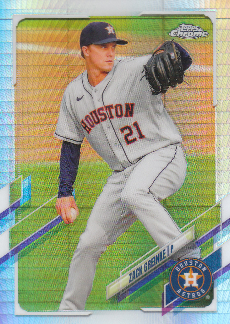 Tarjetas paralelas Topps 2021 cromadas de béisbol "refractores de prisma" - Imagen 100 de 137