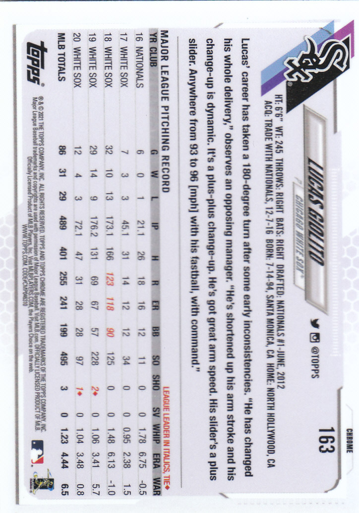 Tarjetas paralelas Topps 2021 cromadas de béisbol "refractores de prisma" - Imagen 107 de 137