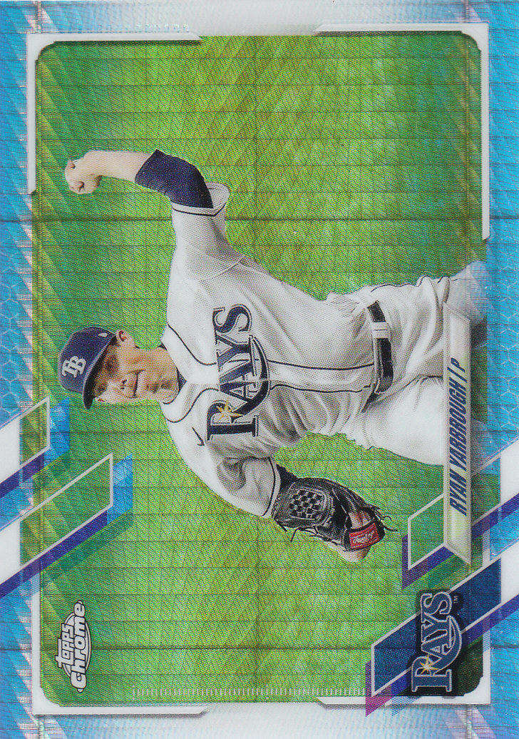 Tarjetas paralelas Topps 2021 cromadas de béisbol "refractores de prisma" - Imagen 110 de 137