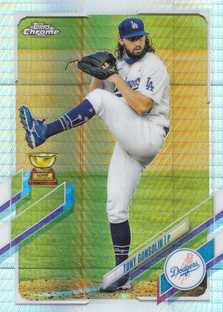 Tarjetas paralelas Topps 2021 cromadas de béisbol "refractores de prisma" - Imagen 114 de 137