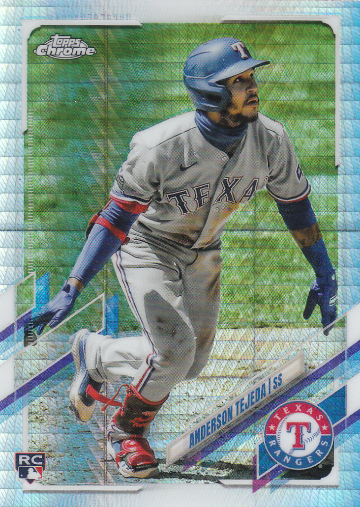Tarjetas paralelas Topps 2021 cromadas de béisbol "refractores de prisma" - Imagen 116 de 137