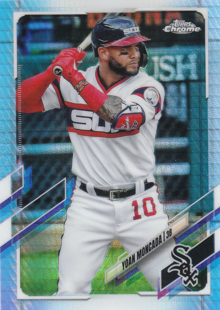 Tarjetas paralelas Topps 2021 cromadas de béisbol "refractores de prisma" - Imagen 118 de 137