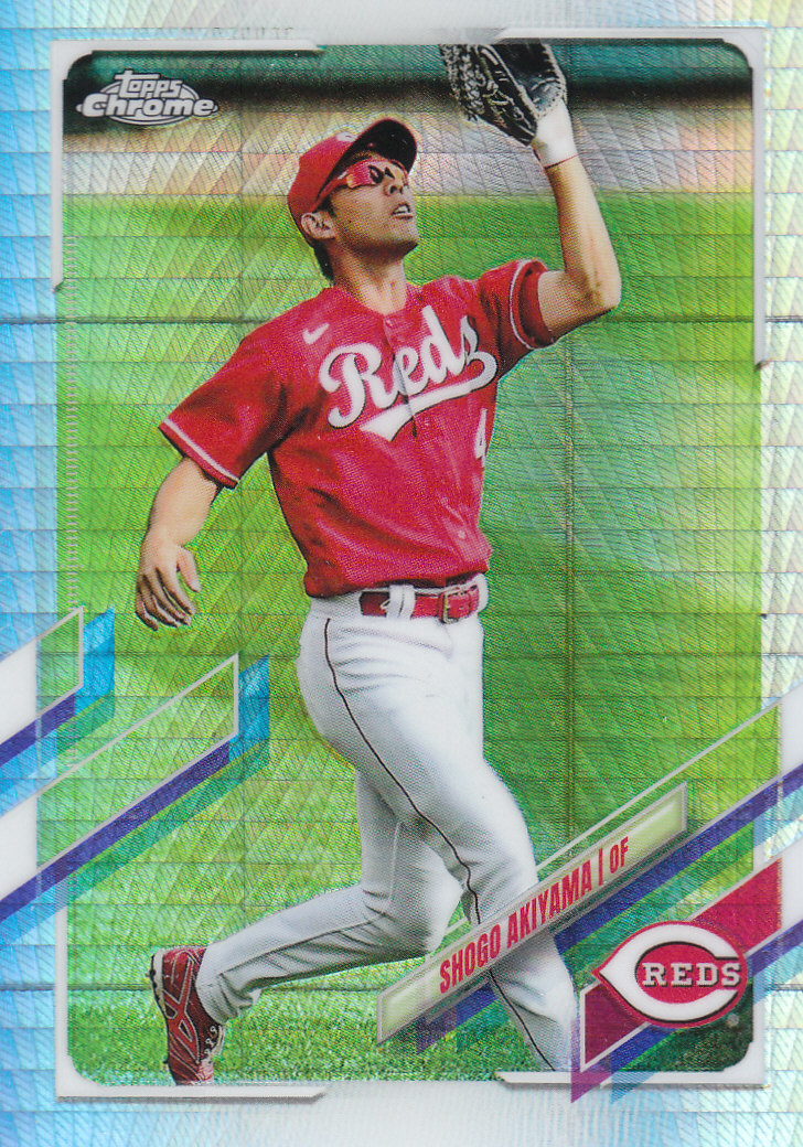 Tarjetas paralelas Topps 2021 cromadas de béisbol "refractores de prisma" - Imagen 124 de 137