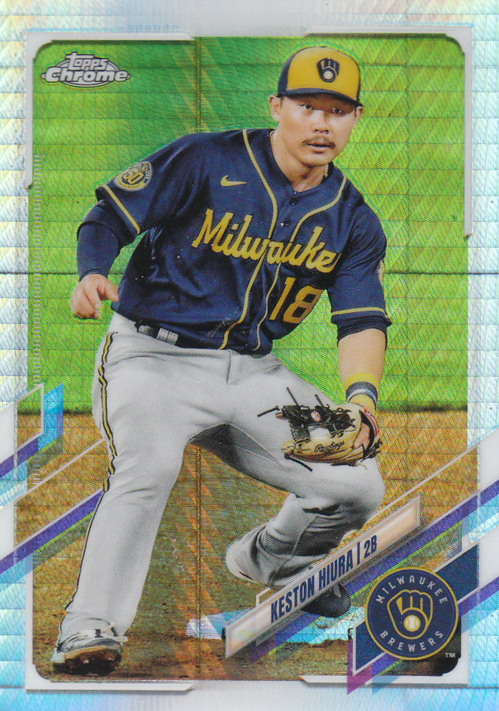 Tarjetas paralelas Topps 2021 cromadas de béisbol "refractores de prisma" - Imagen 128 de 137