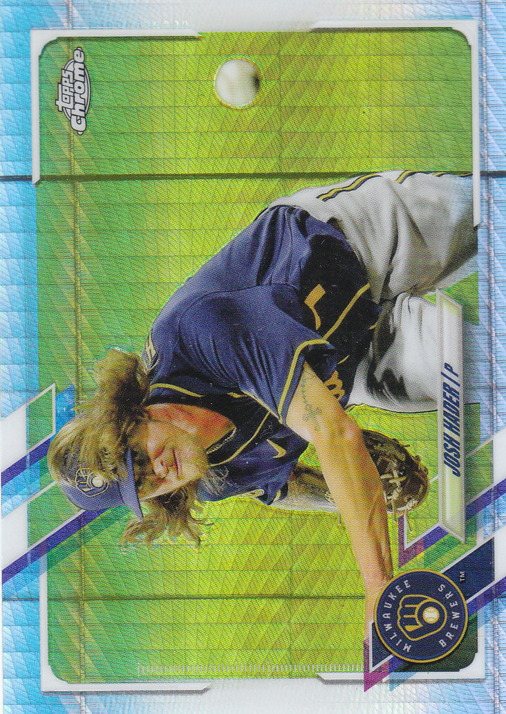 Tarjetas paralelas Topps 2021 cromadas de béisbol "refractores de prisma" - Imagen 130 de 137