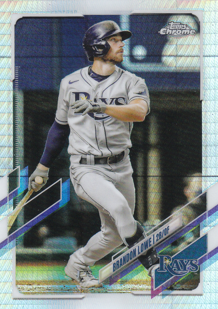 Tarjetas paralelas Topps 2021 cromadas de béisbol "refractores de prisma" - Imagen 136 de 137