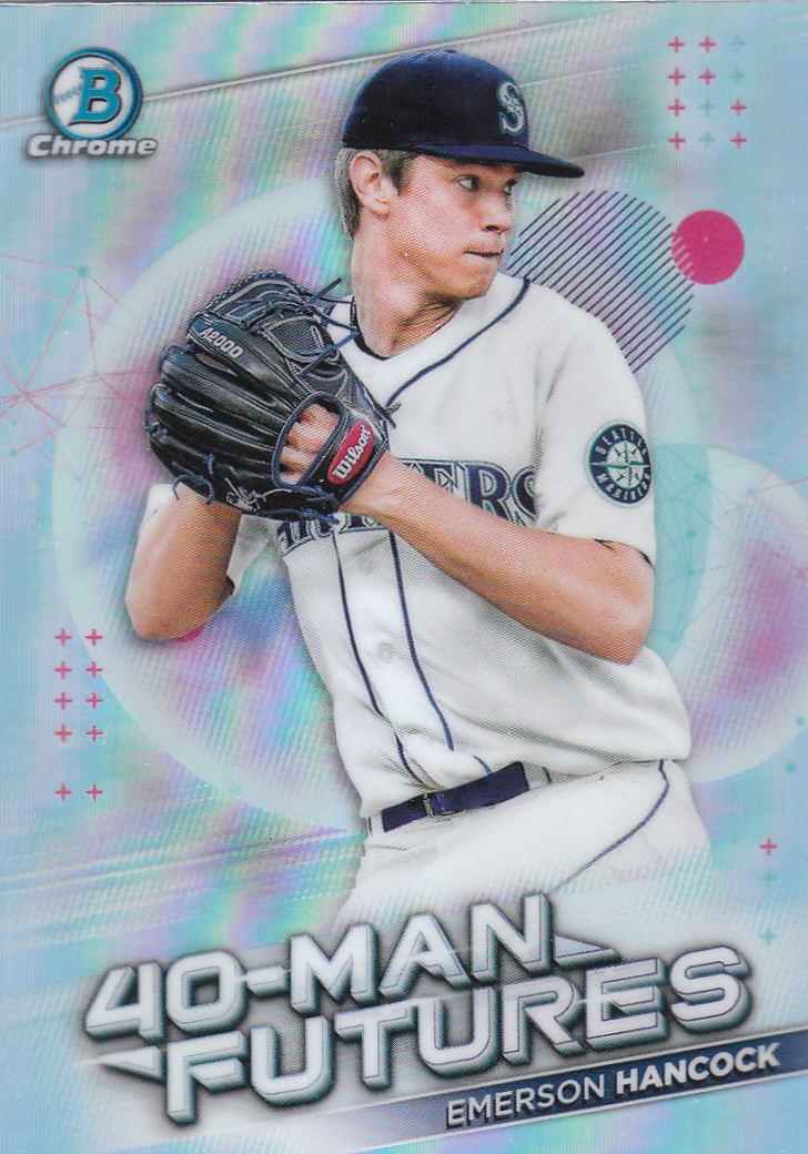 2021 Bowman Chrome Baseball "40-Man Futures Refractors" Insert Cards - Picture 10 of 51