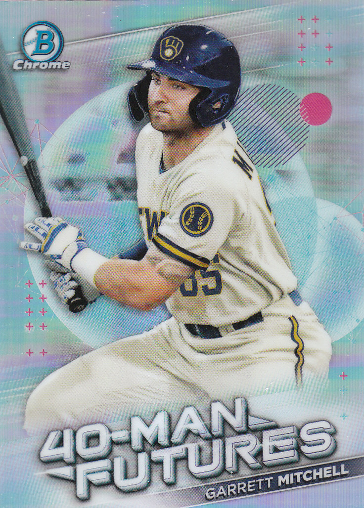 2021 Bowman Chrome Baseball "40-Man Futures Refractors" Insert Cards - Picture 16 of 51