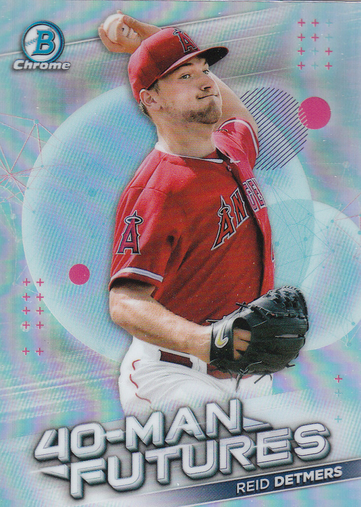 2021 Bowman Chrome Baseball "40-Man Futures Refractors" Insert Cards - Picture 18 of 51
