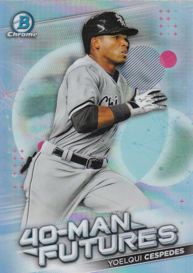 2021 Bowman Chrome Baseball "40-Man Futures Refractors" Insert Cards - Picture 24 of 51