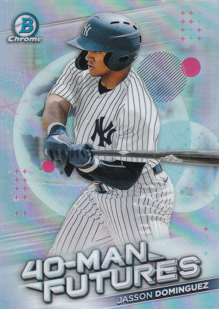 2021 Bowman Chrome Baseball "40-Man Futures Refractors" Insert Cards - Picture 32 of 51