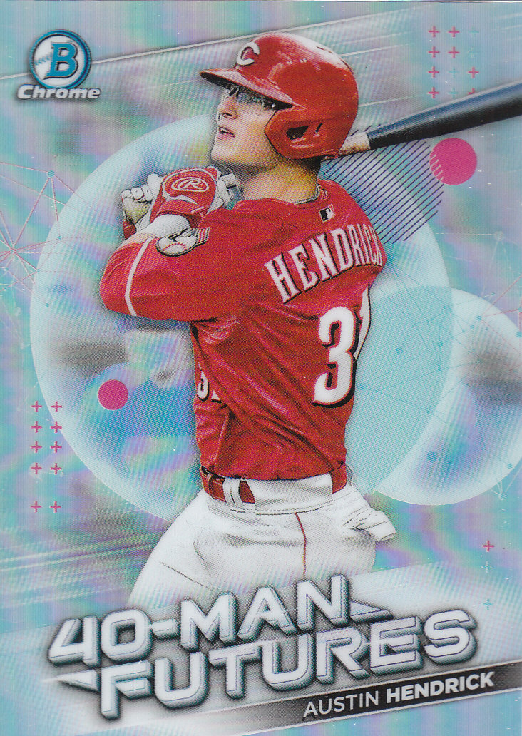 2021 Bowman Chrome Baseball "40-Man Futures Refractors" Insert Cards - Picture 44 of 51