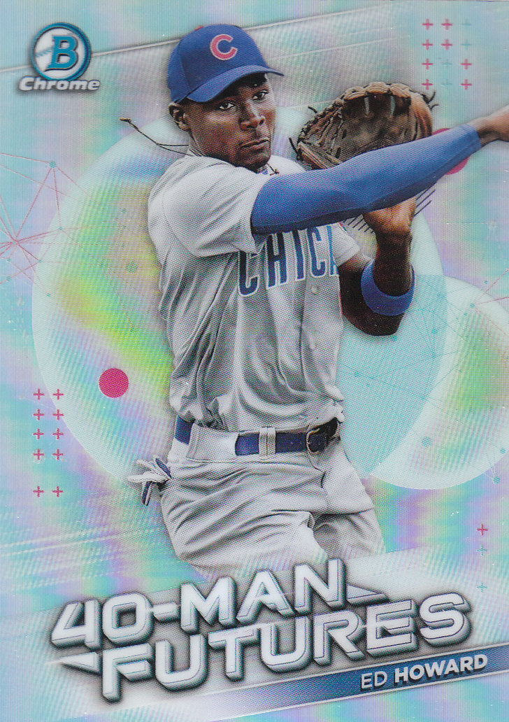 2021 Bowman Chrome Baseball "40-Man Futures Refractors" Insert Cards - Picture 48 of 51