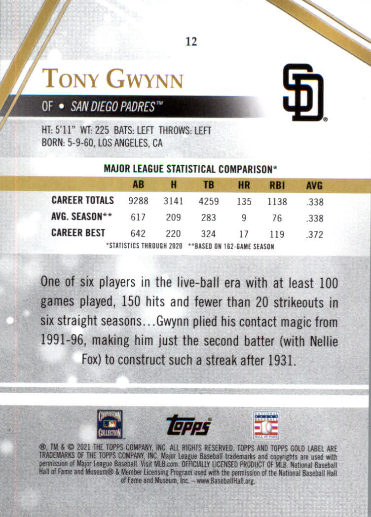 2021 Topps Gold Label Baseball "Class 1" Main Set Cards Rookies and Veterans - Picture 21 of 187