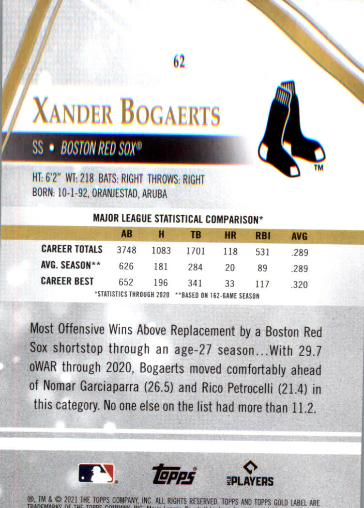 2021 Topps Gold Label Baseball "Class 1" Main Set Cards Rookies and Veterans - Picture 117 of 187