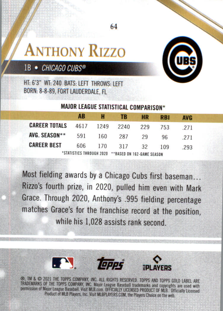2021 Topps Gold Label Baseball "Class 1" Main Set Cards Rookies and Veterans - Picture 121 of 187